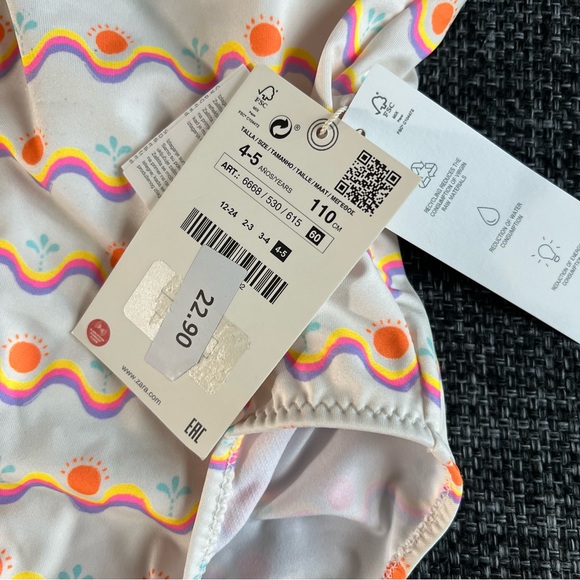 NWT Zara Toddler Swimsuit - Picture 8 of 12